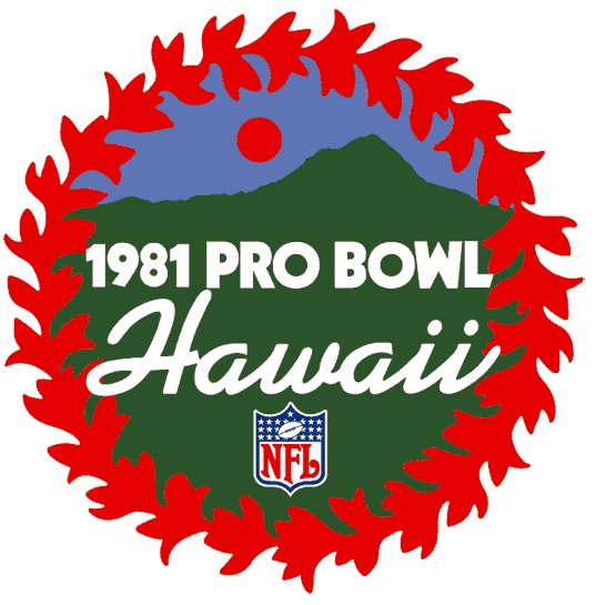 Pro Bowl 1981 Primary Logo iron on transfers for T-shirts